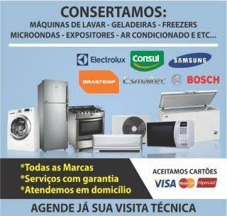 .Conserto de Máquinas de Lavar Recreio do Bandeirantes RJ